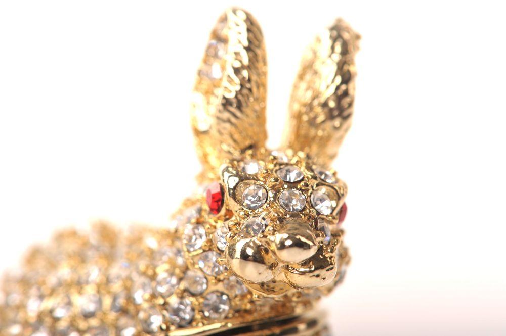 Keren Kopal Golden Rabbit with Red Eyes