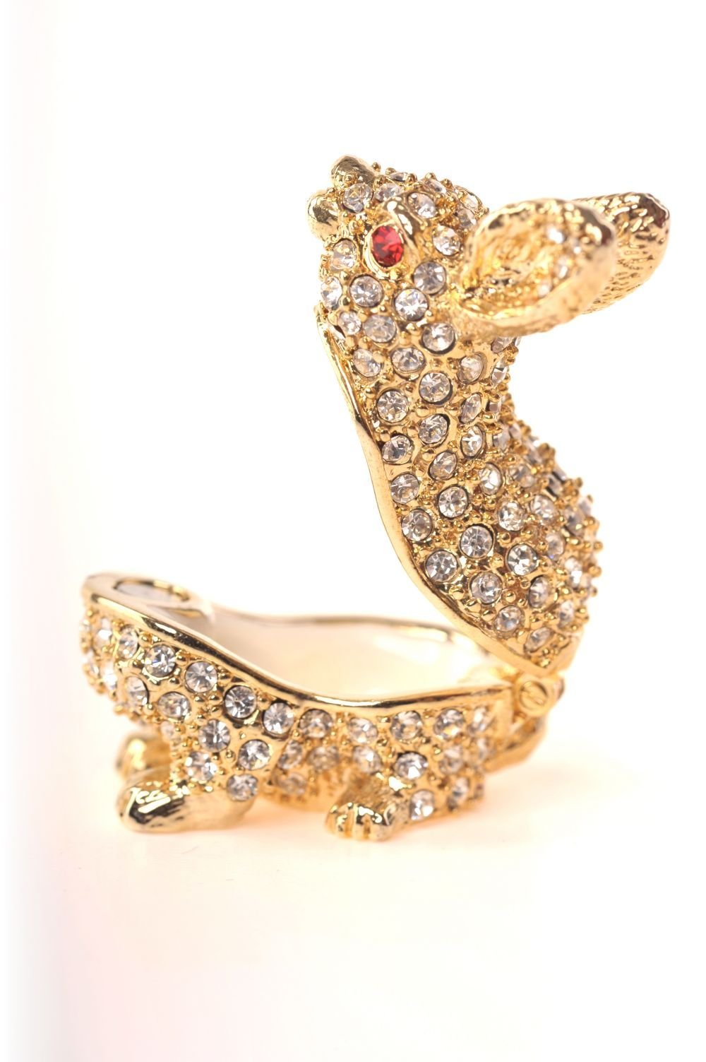 Keren Kopal Golden Rabbit with Red Eyes