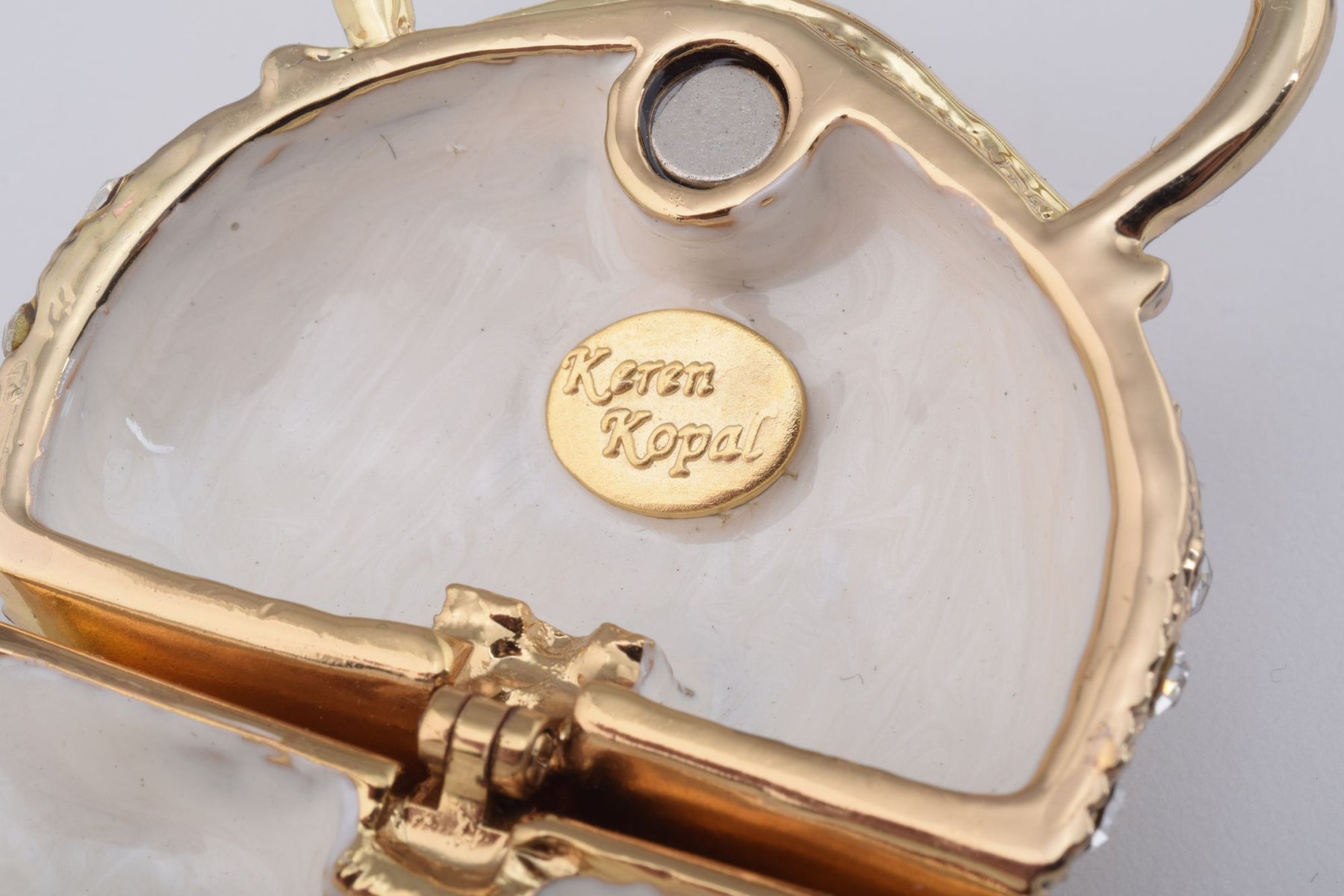 Keren Kopal Golden Woman Purse Box