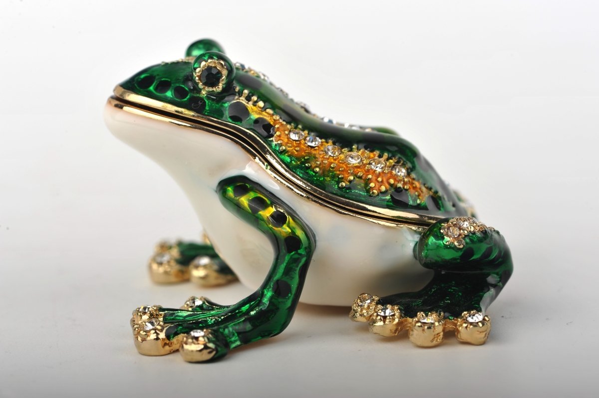 Keren Kopal Green & Gold Sitting Toad