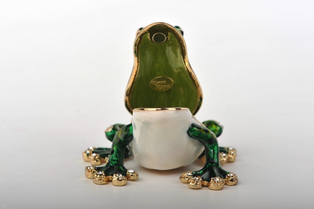 Keren Kopal Green & Gold Sitting Toad