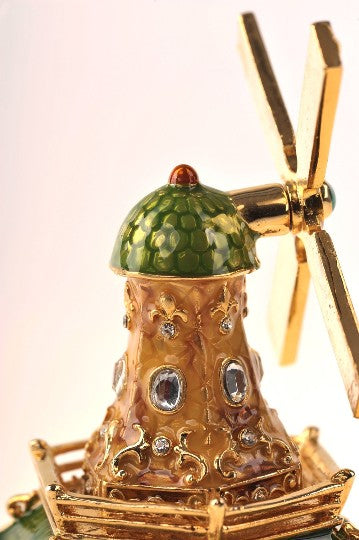 Keren Kopal Green & Gold Windmill