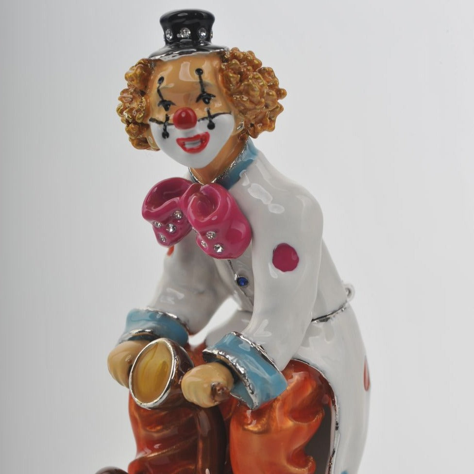 Keren Kopal Happy Circus Clown on Unicycle