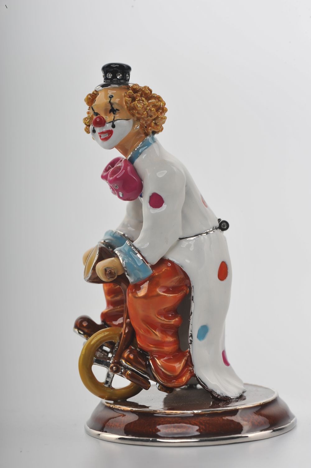 Keren Kopal Happy Circus Clown on Unicycle