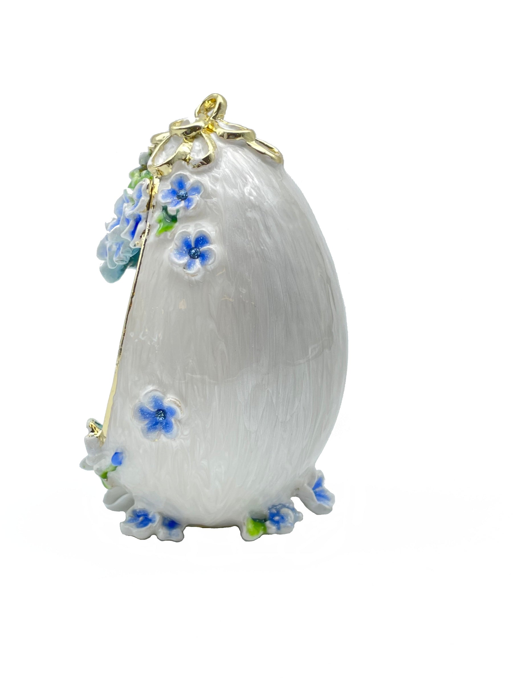 Keren Kopal turquoise egg with a swan