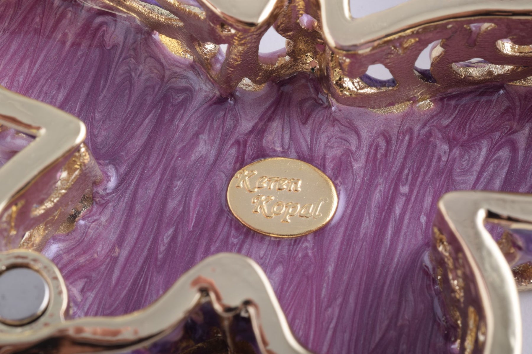 Keren Kopal Blue & Orange Butterfly