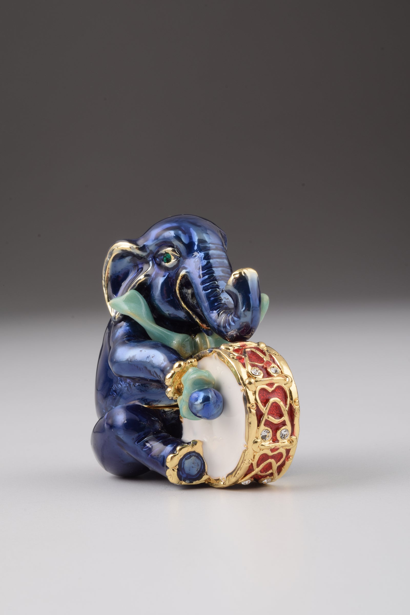 Keren Kopal Blue Elephant with Drum