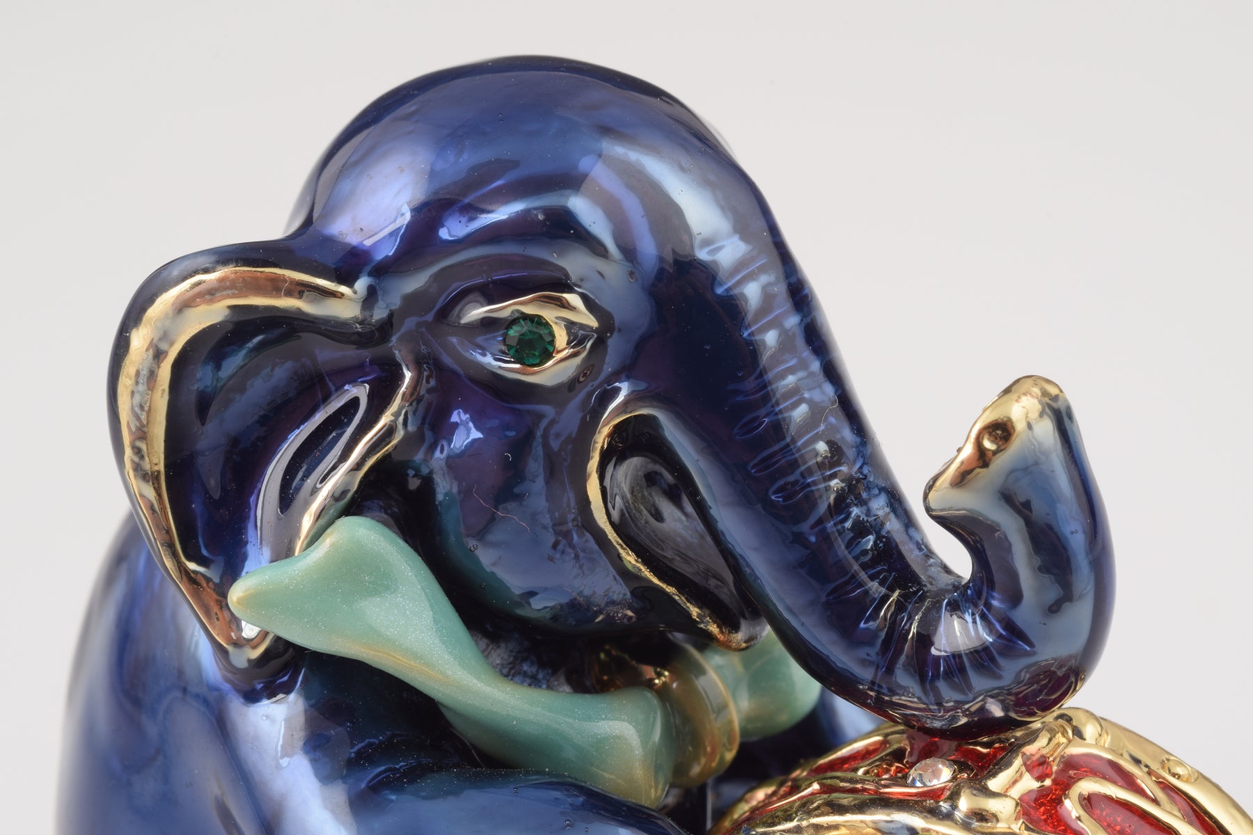 Keren Kopal Blue Elephant with Drum