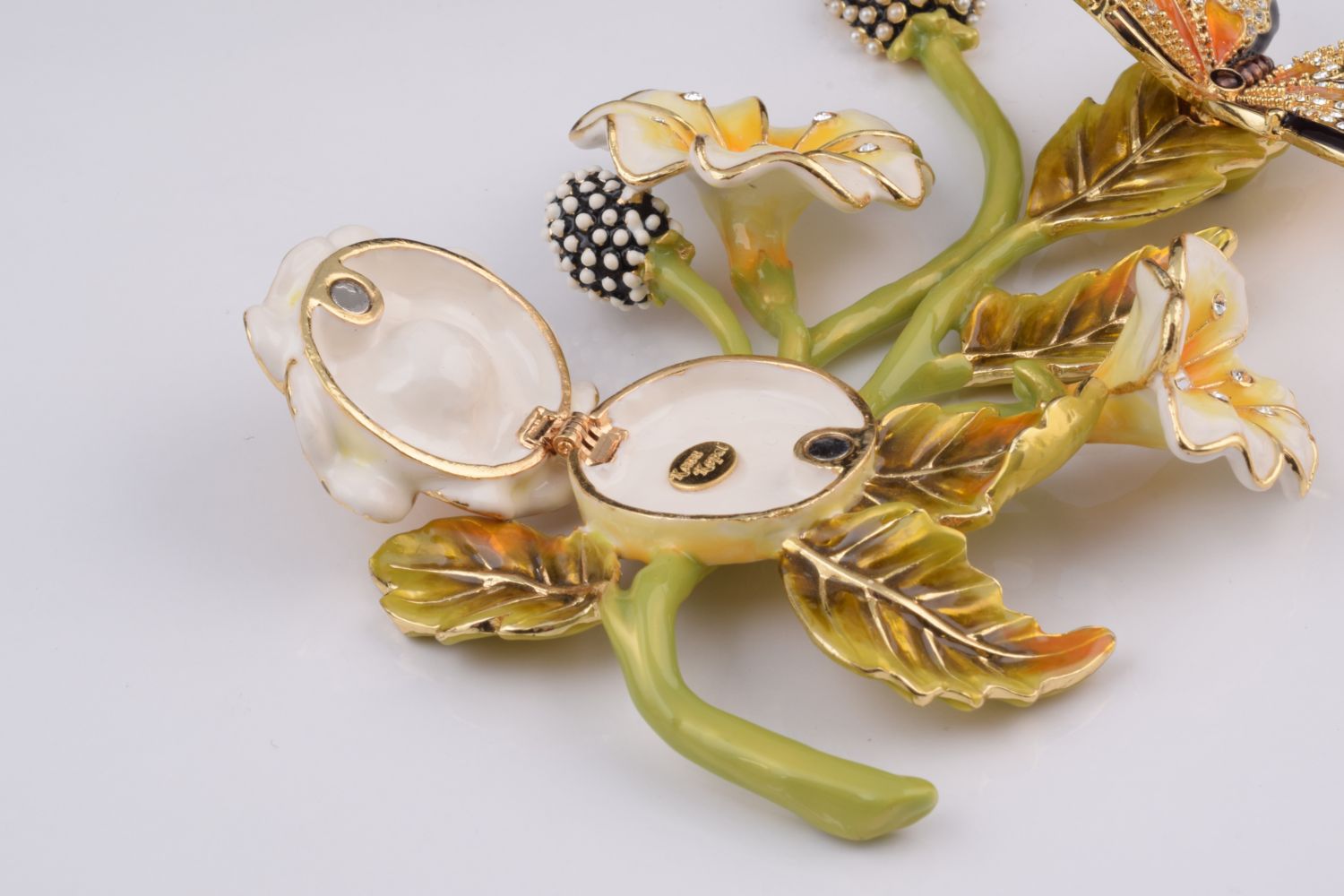 Keren Kopal Black & Orange Butterfly on Flowers