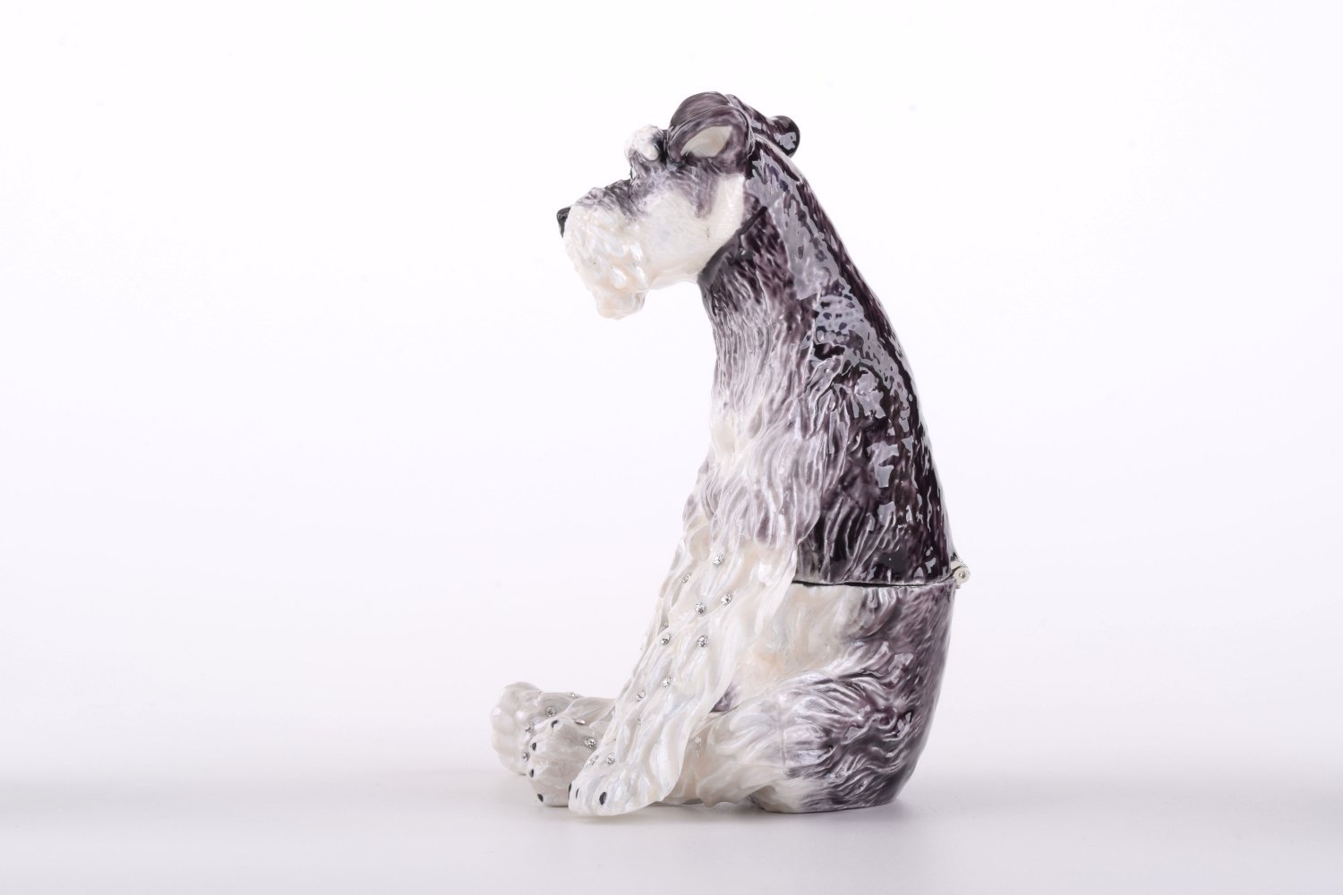 Keren Kopal Large white & Black Dog Limited Edition 1 of 250