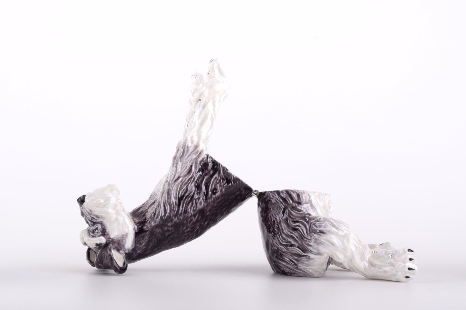 Keren Kopal Large white & Black Dog Limited Edition 1 of 250