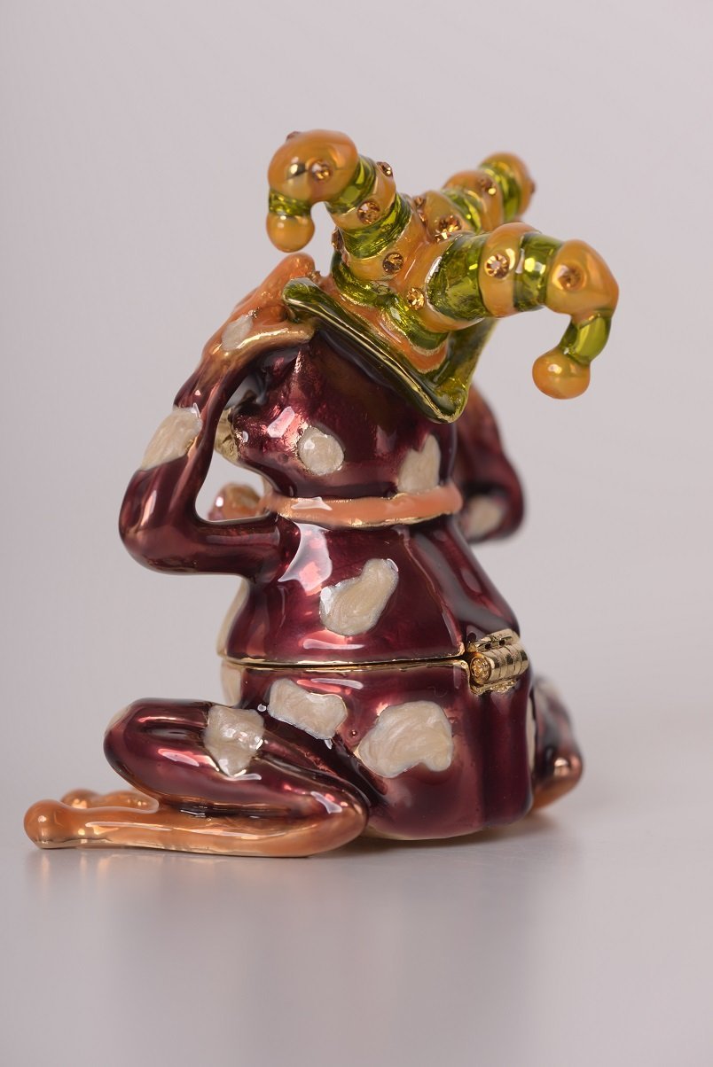 Keren Kopal Maroon See No Evil Frog