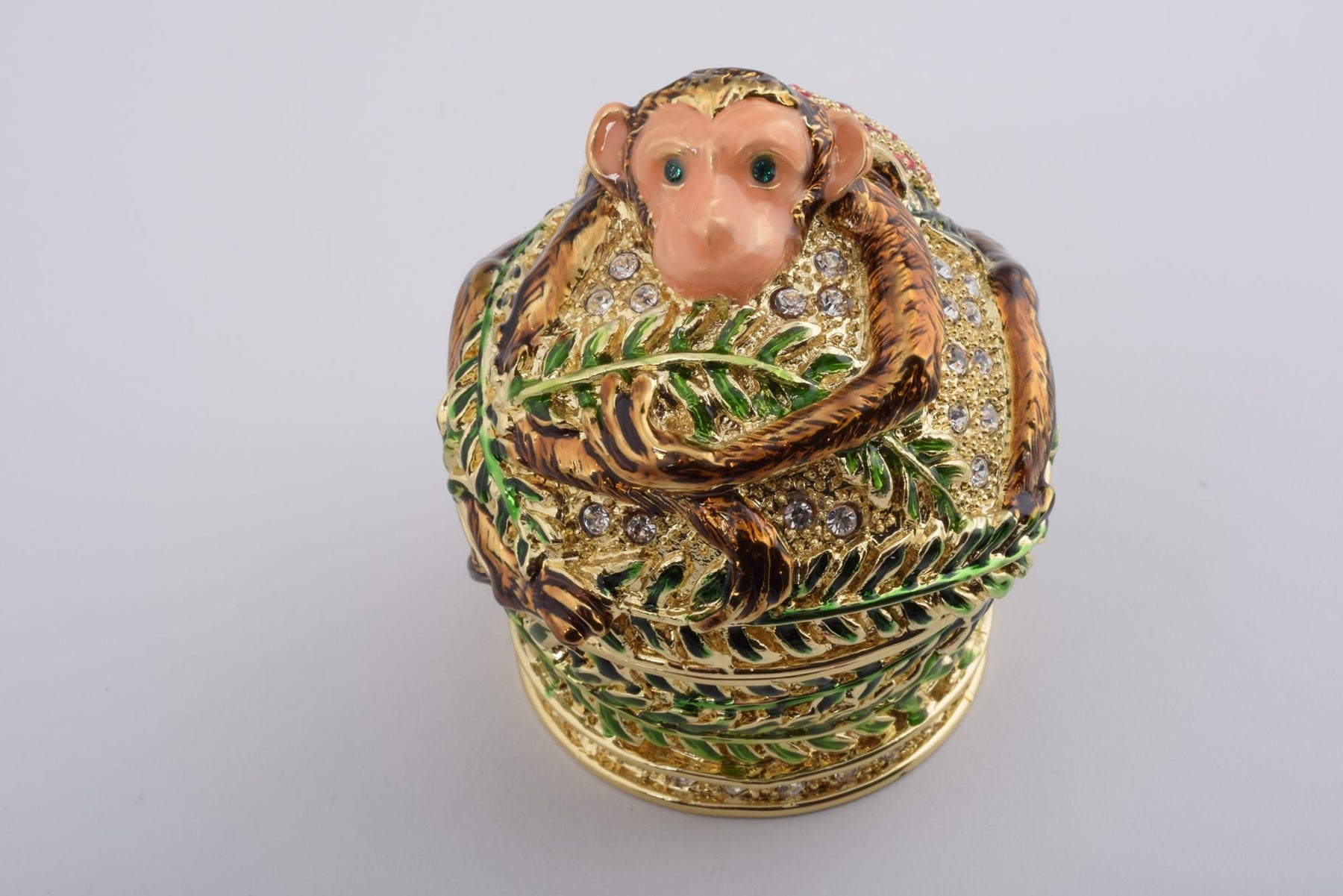 Keren Kopal Monkey Hugging a Tree Box