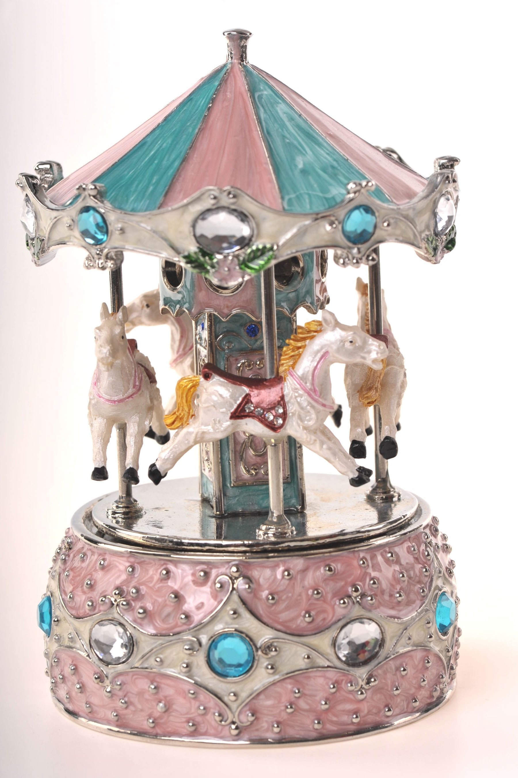 Keren Kopal Musical Pink Horse Carousel