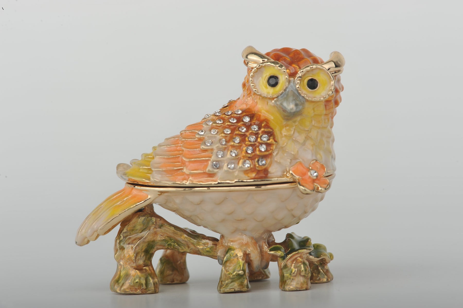 Keren Kopal Orange Yellow and White Owl