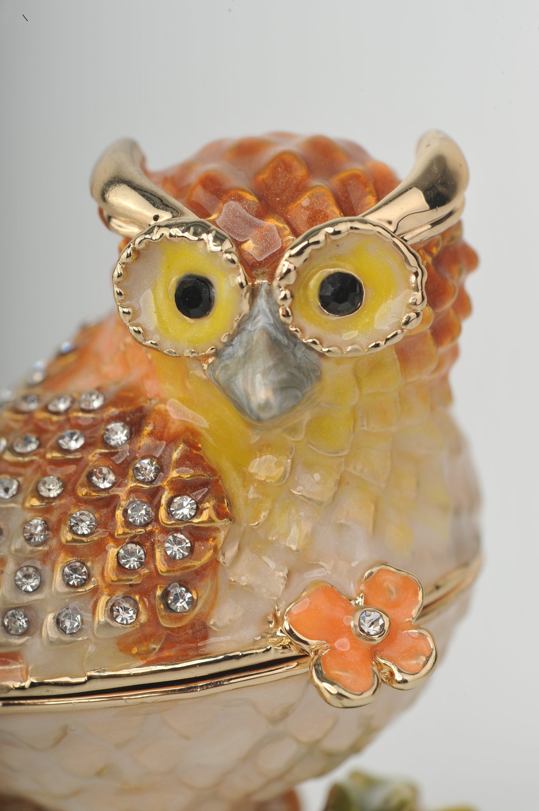 Keren Kopal Orange Yellow and White Owl