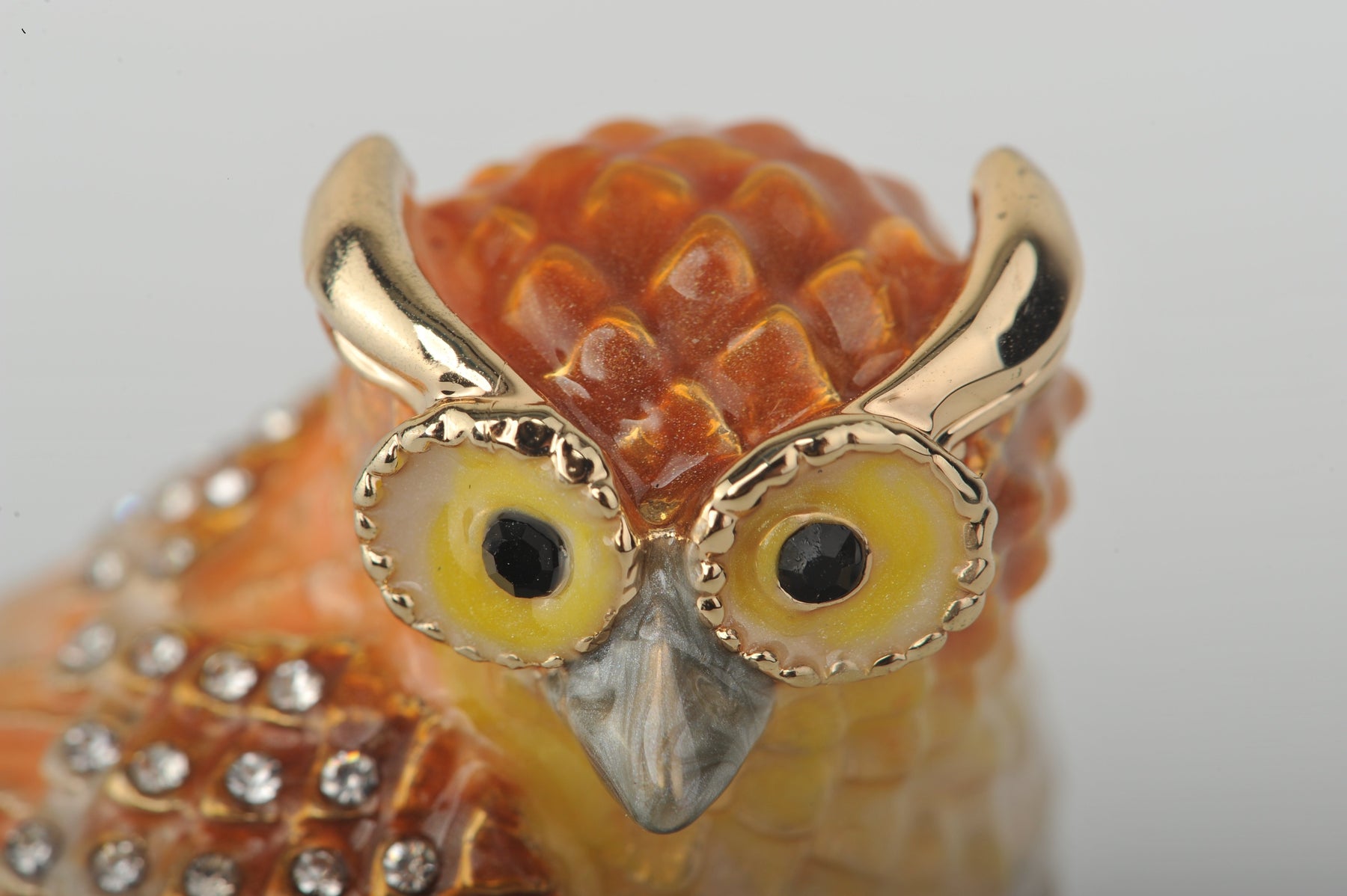 Keren Kopal Orange Yellow and White Owl