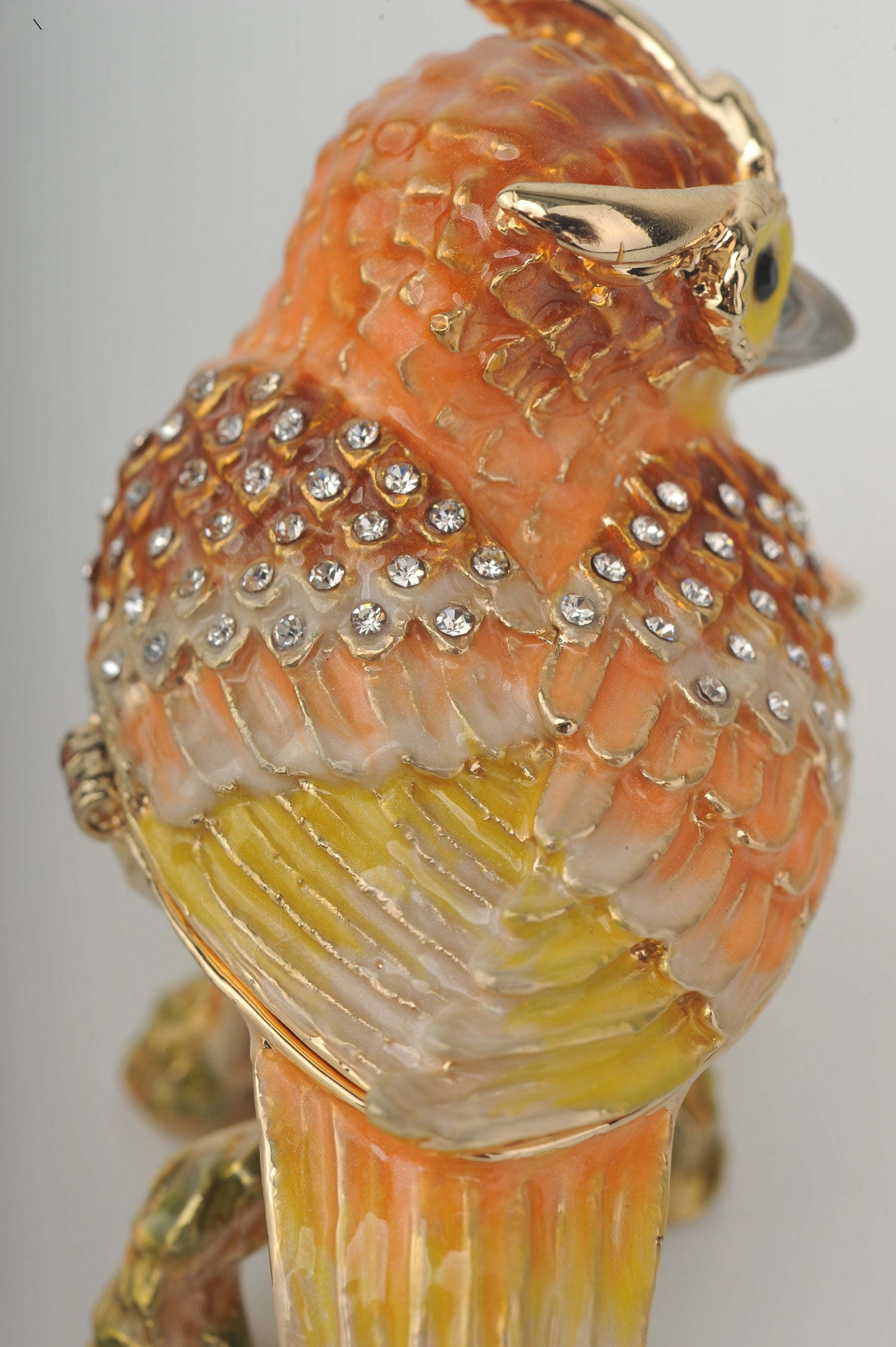 Keren Kopal Orange Yellow and White Owl