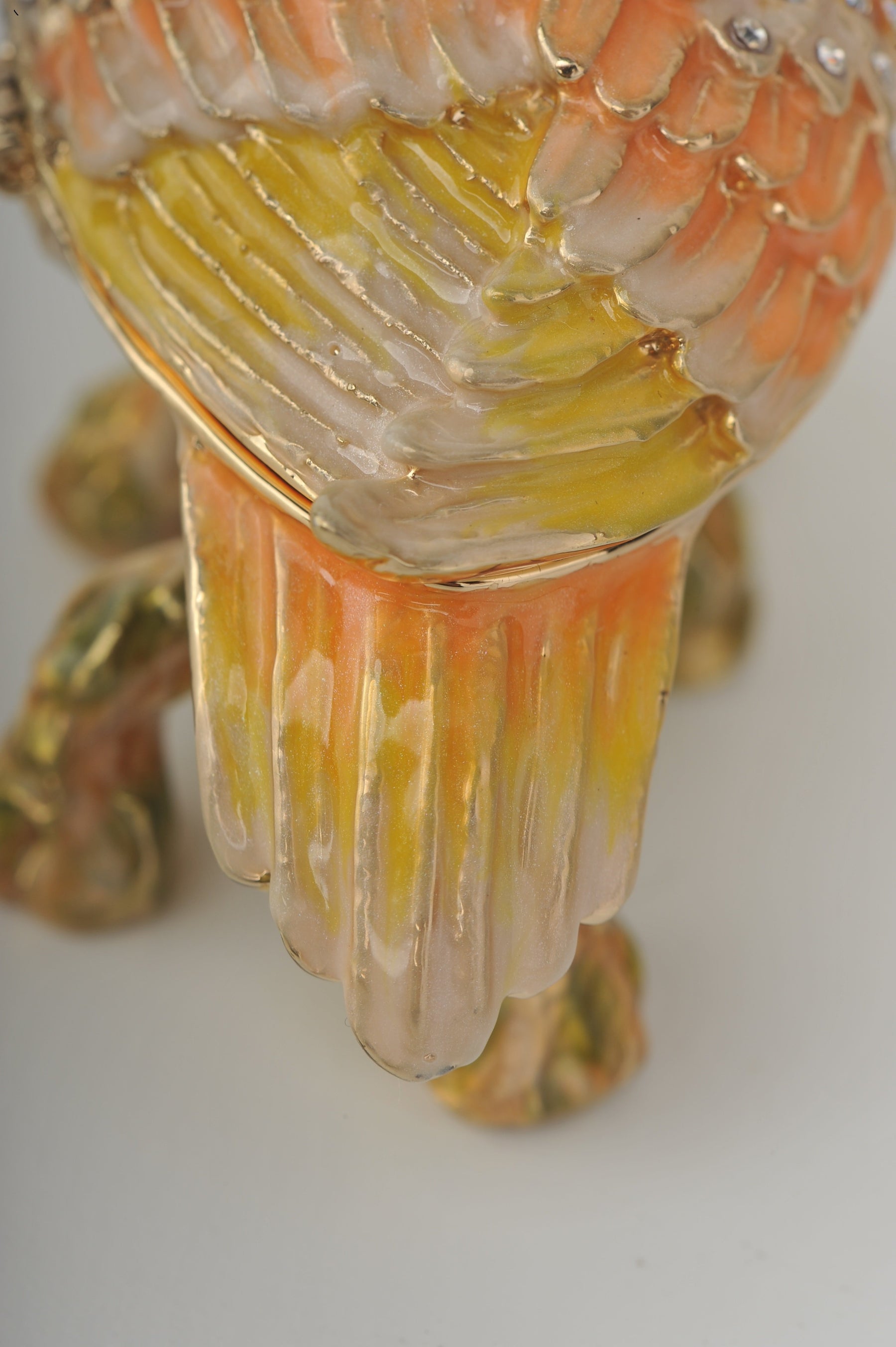 Keren Kopal Orange Yellow and White Owl