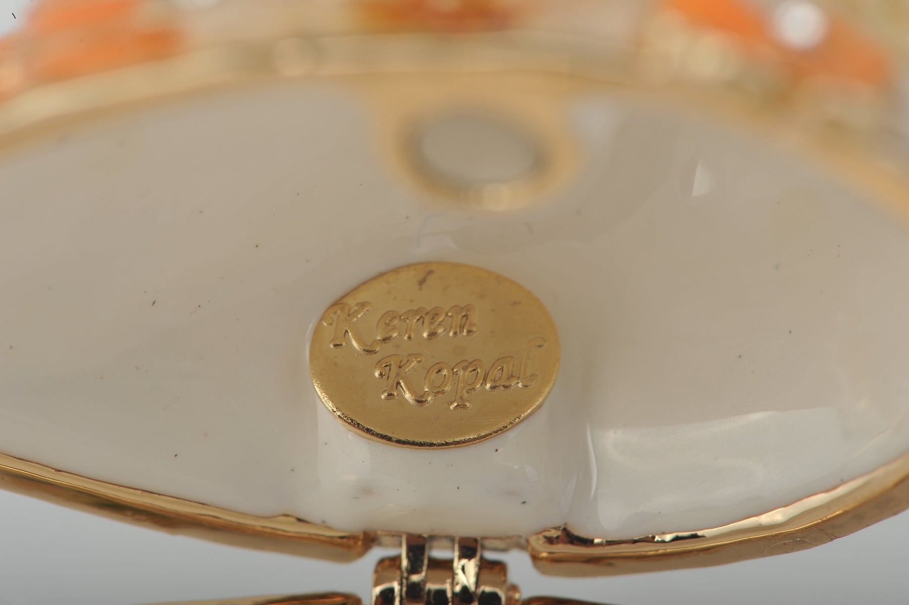 Keren Kopal Orange Yellow and White Owl