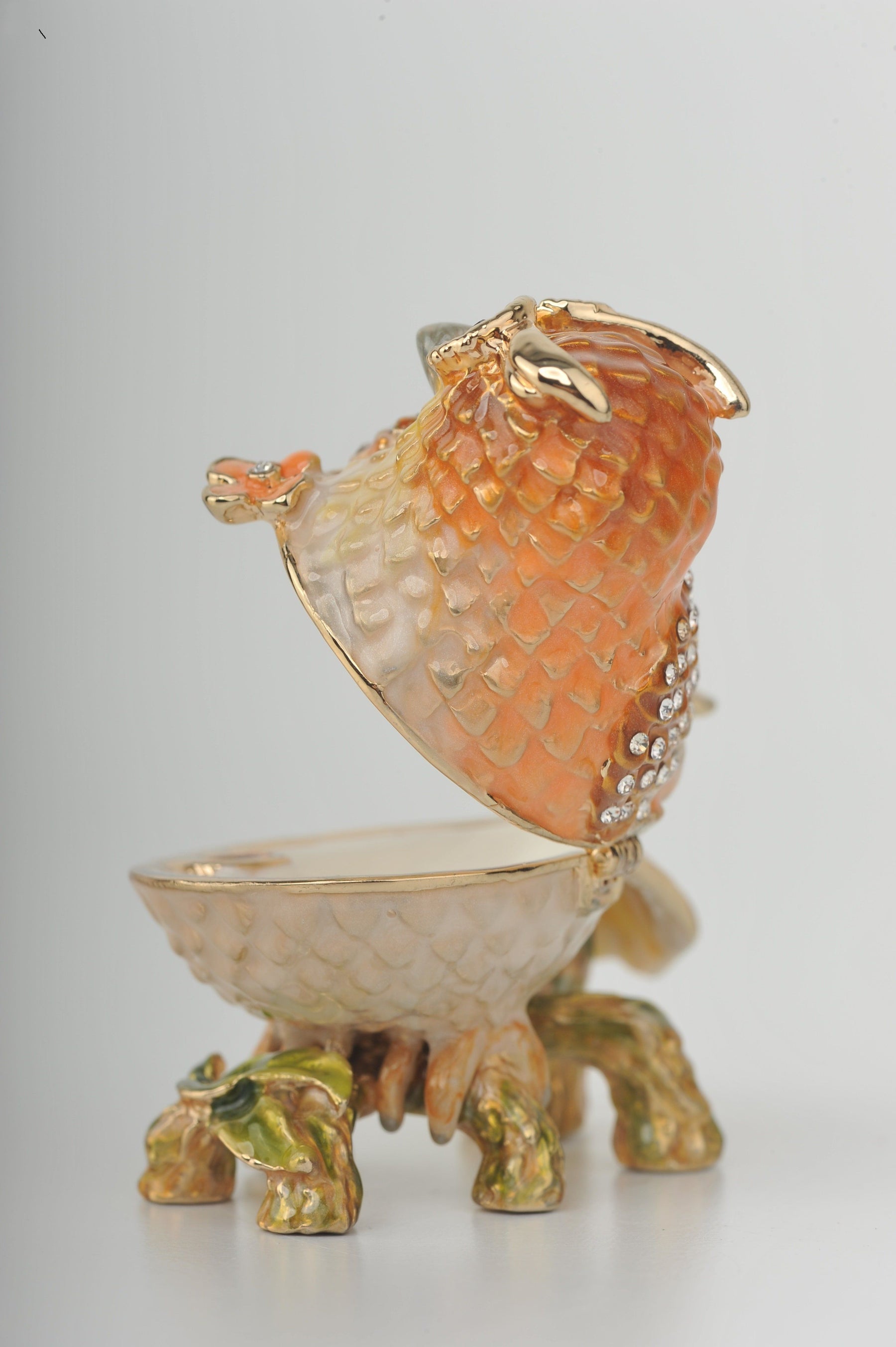 Keren Kopal Orange Yellow and White Owl