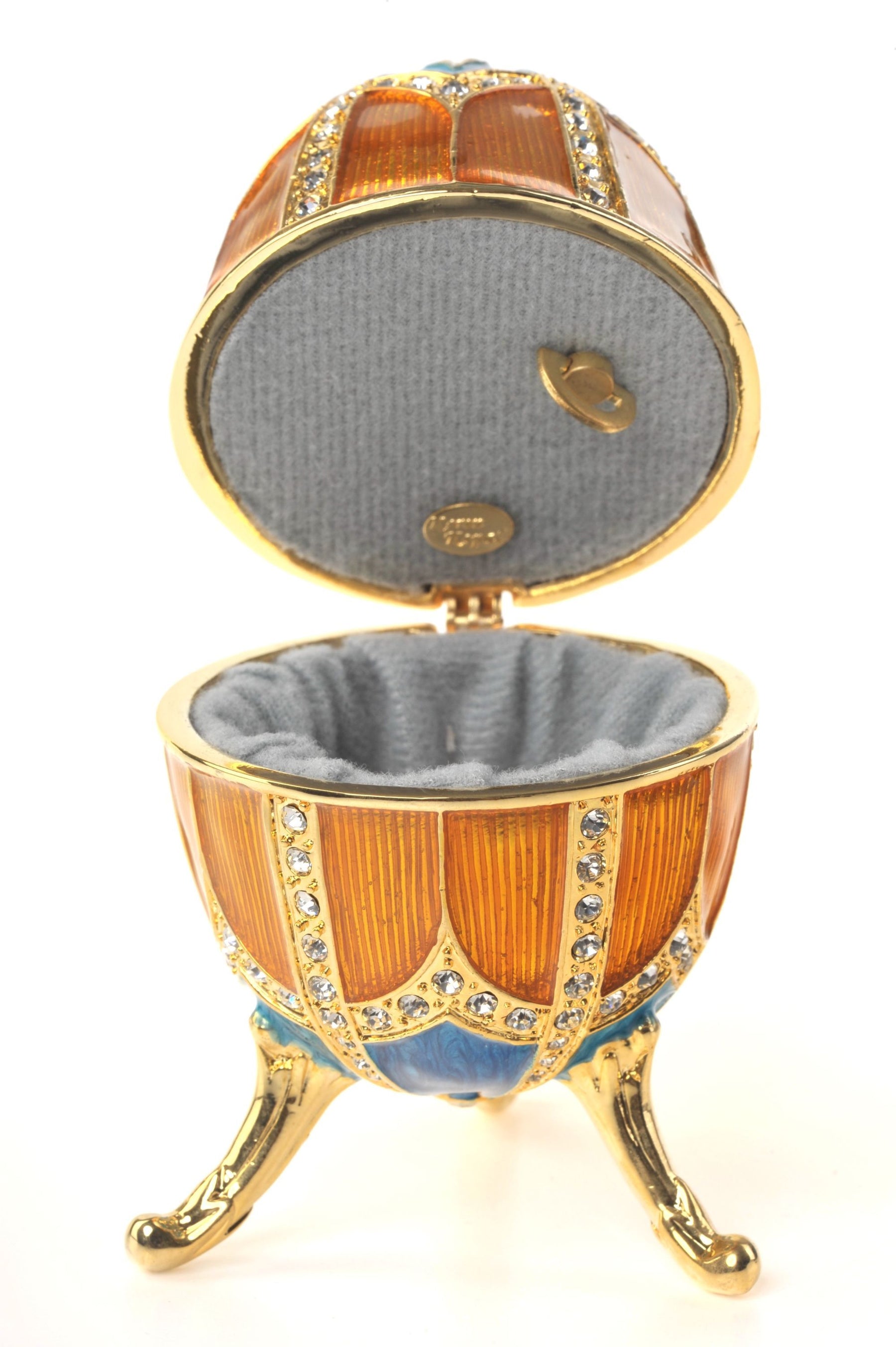 Keren Kopal Orange & Blue Faberge Egg