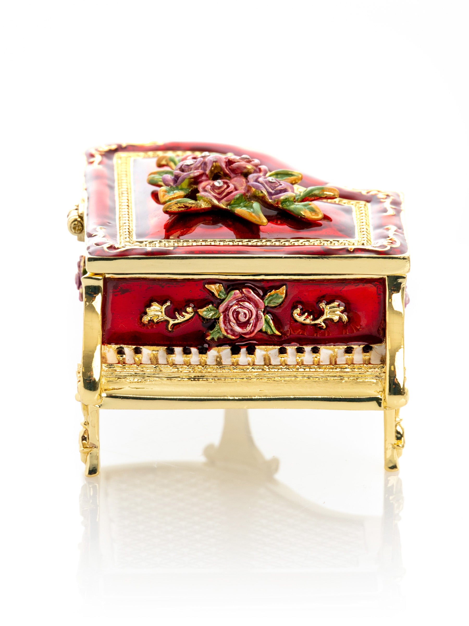 Keren Kopal Red Piano Trinket Box