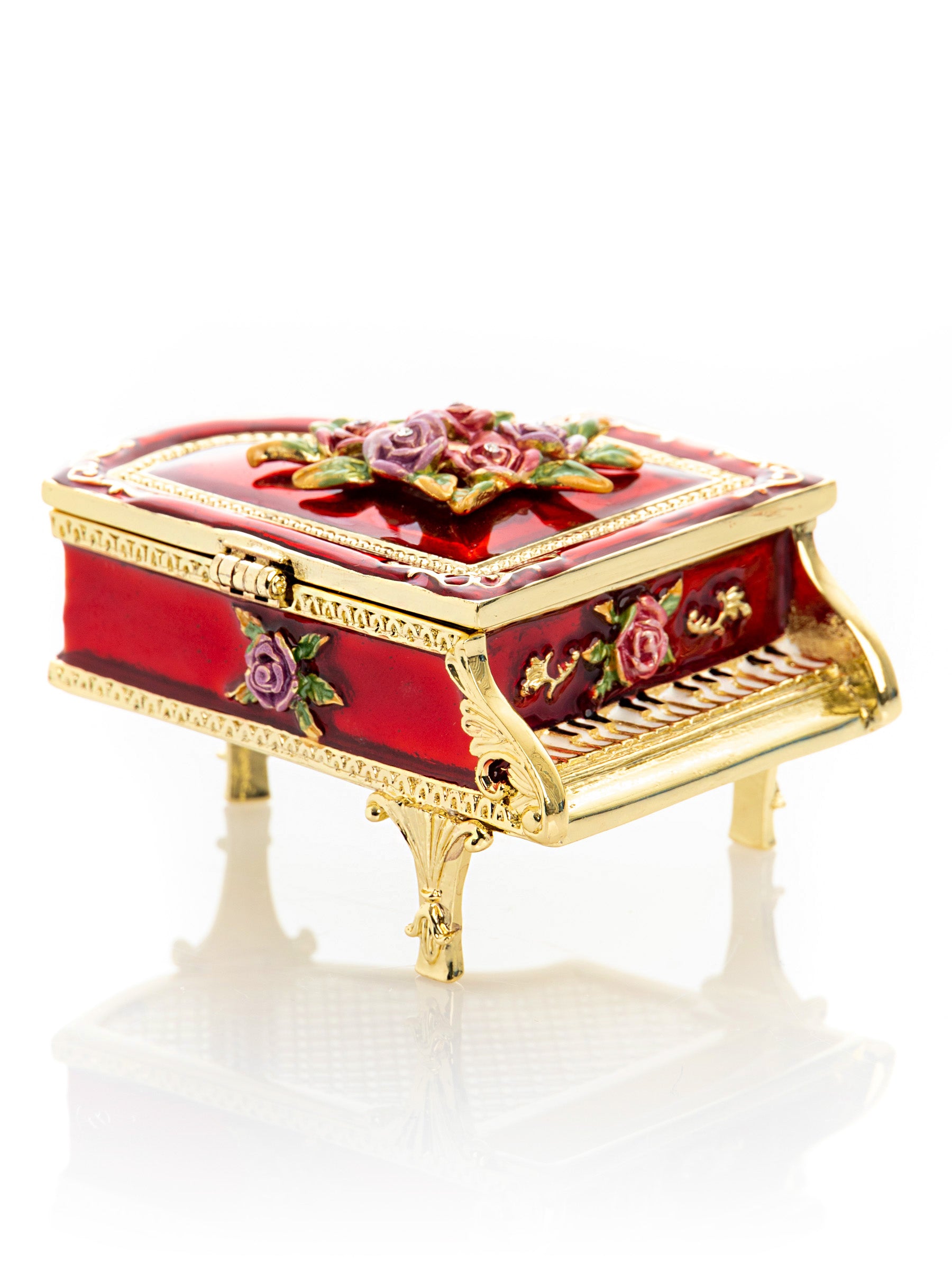 Keren Kopal Red Piano Trinket Box