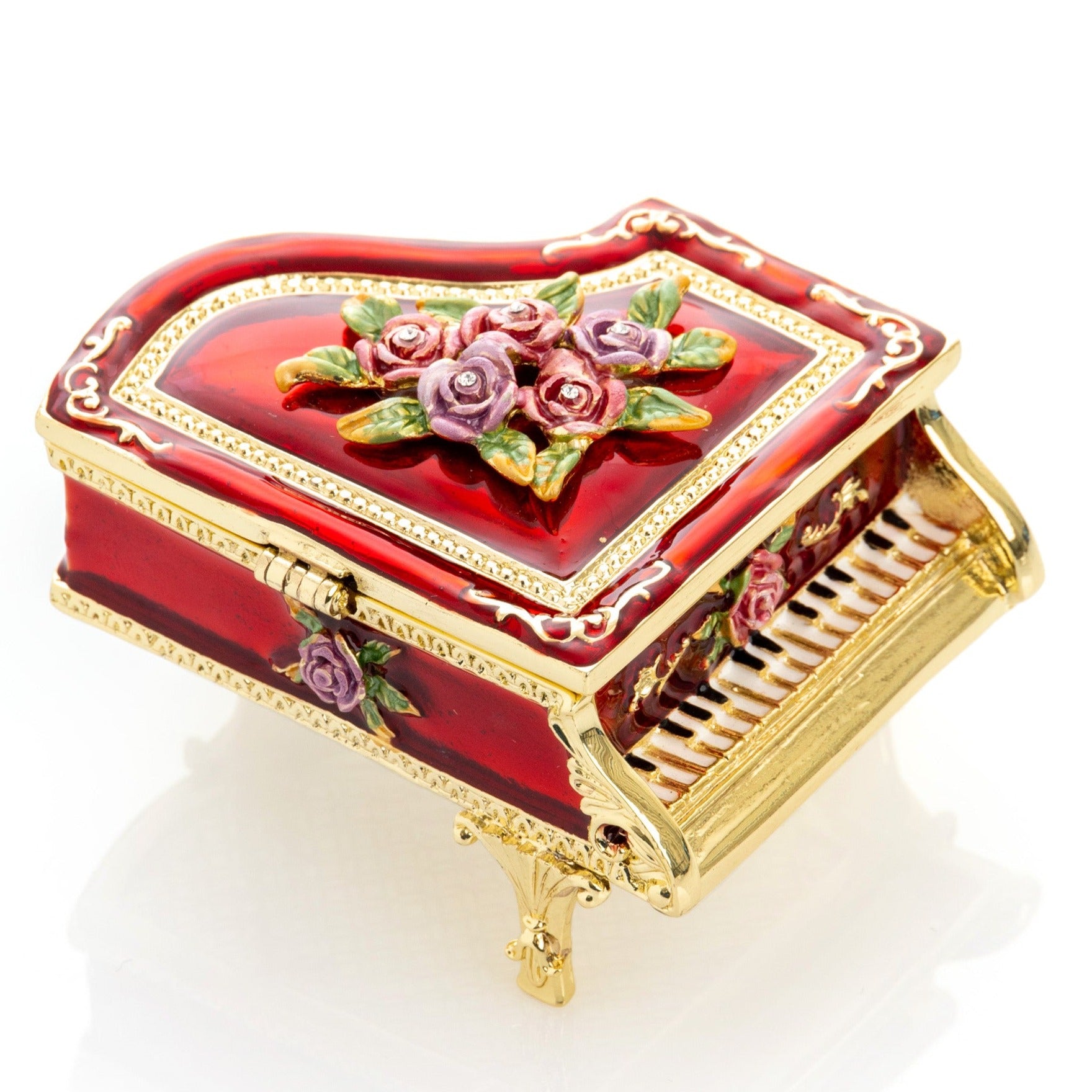 Keren Kopal Red Piano Trinket Box