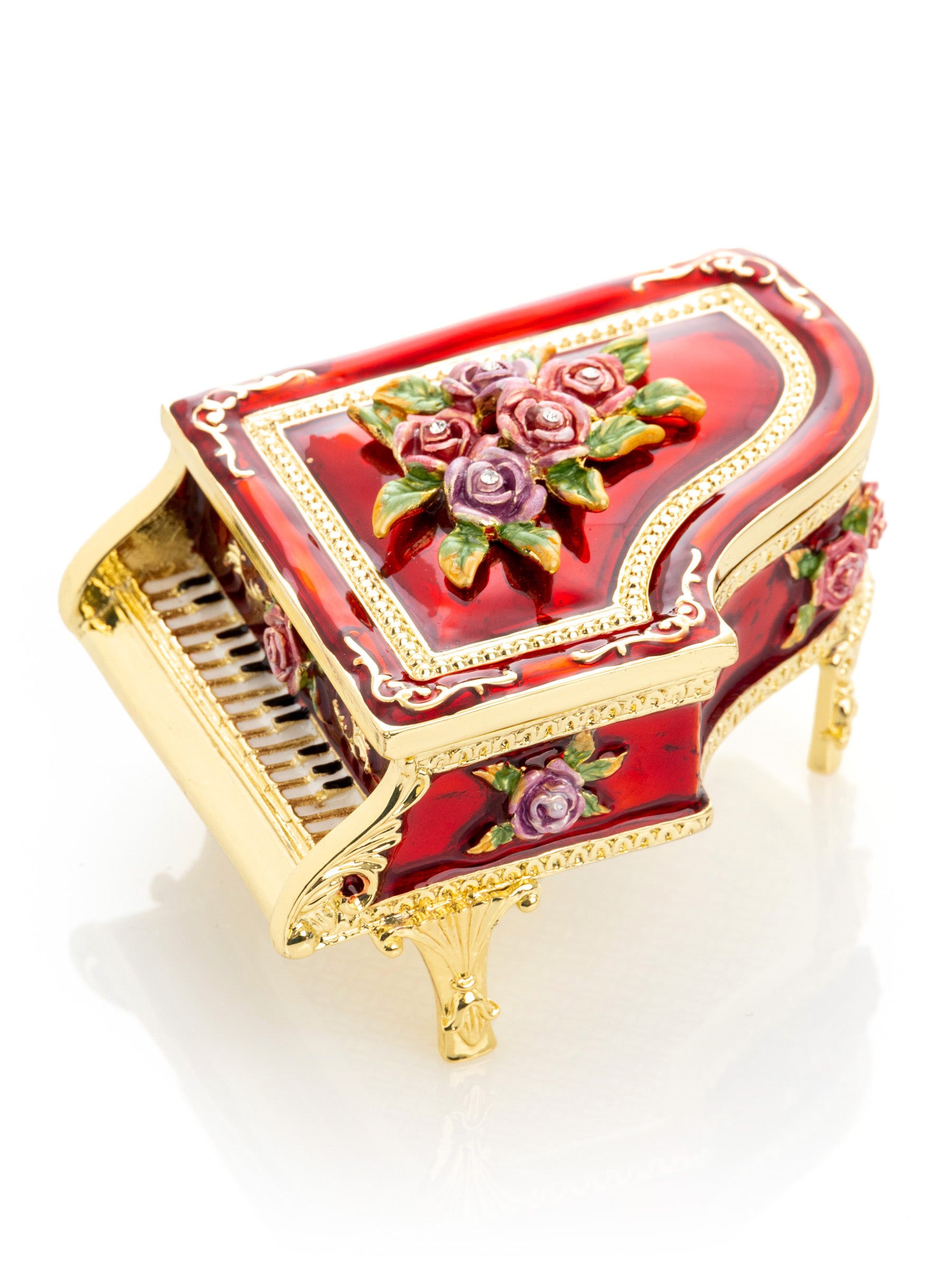 Keren Kopal Red Piano Trinket Box