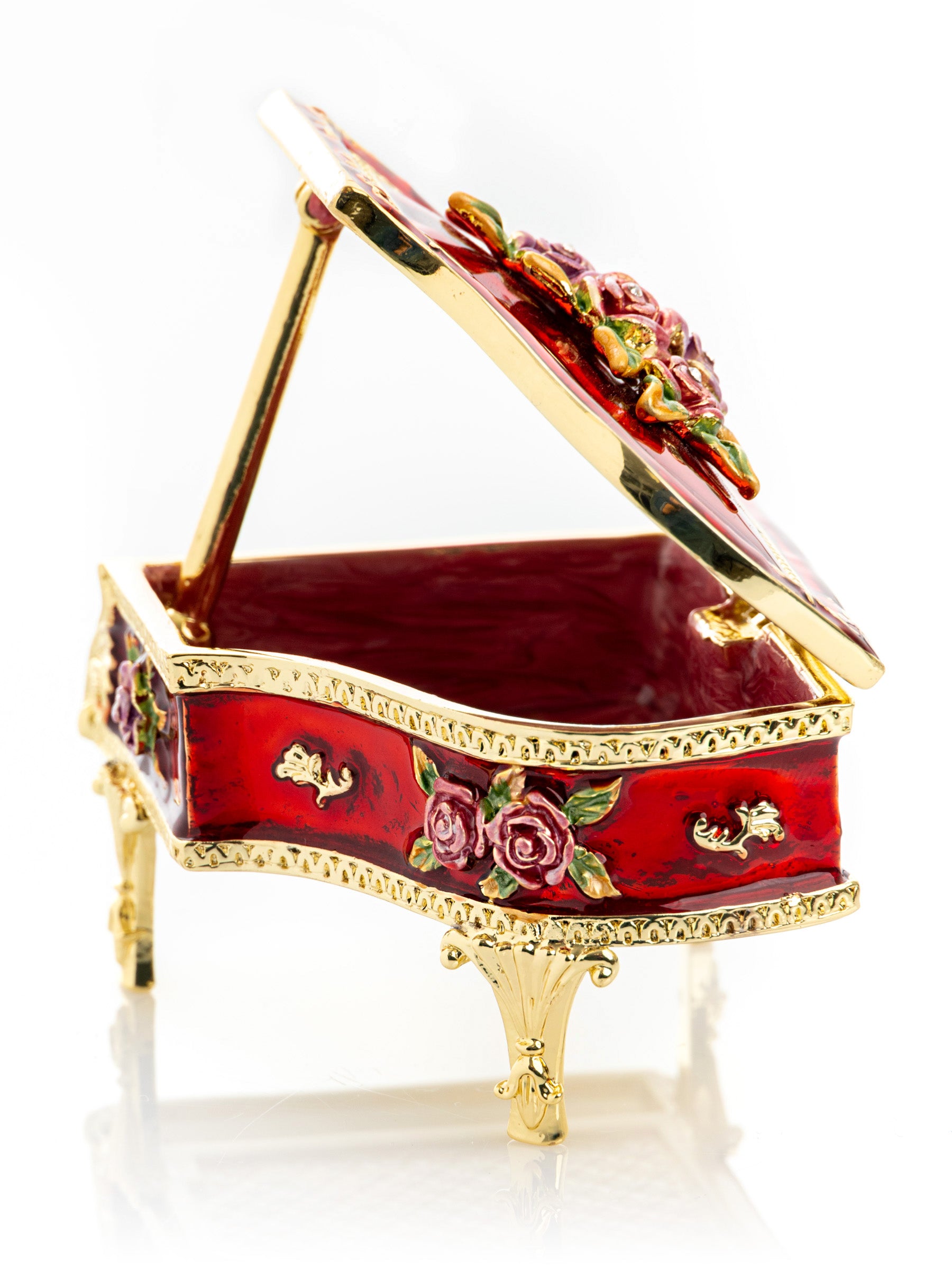 Keren Kopal Red Piano Trinket Box