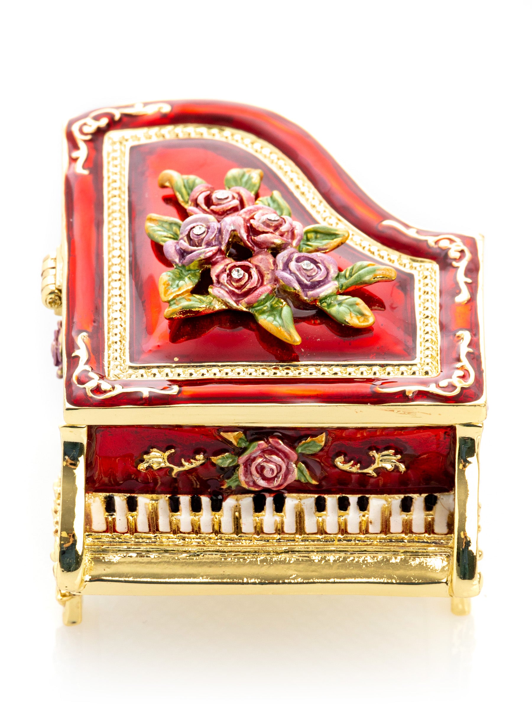Keren Kopal Red Piano Trinket Box