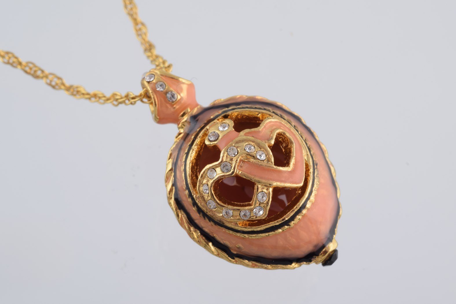 Keren Kopal Peach Love Egg Pendant Necklace