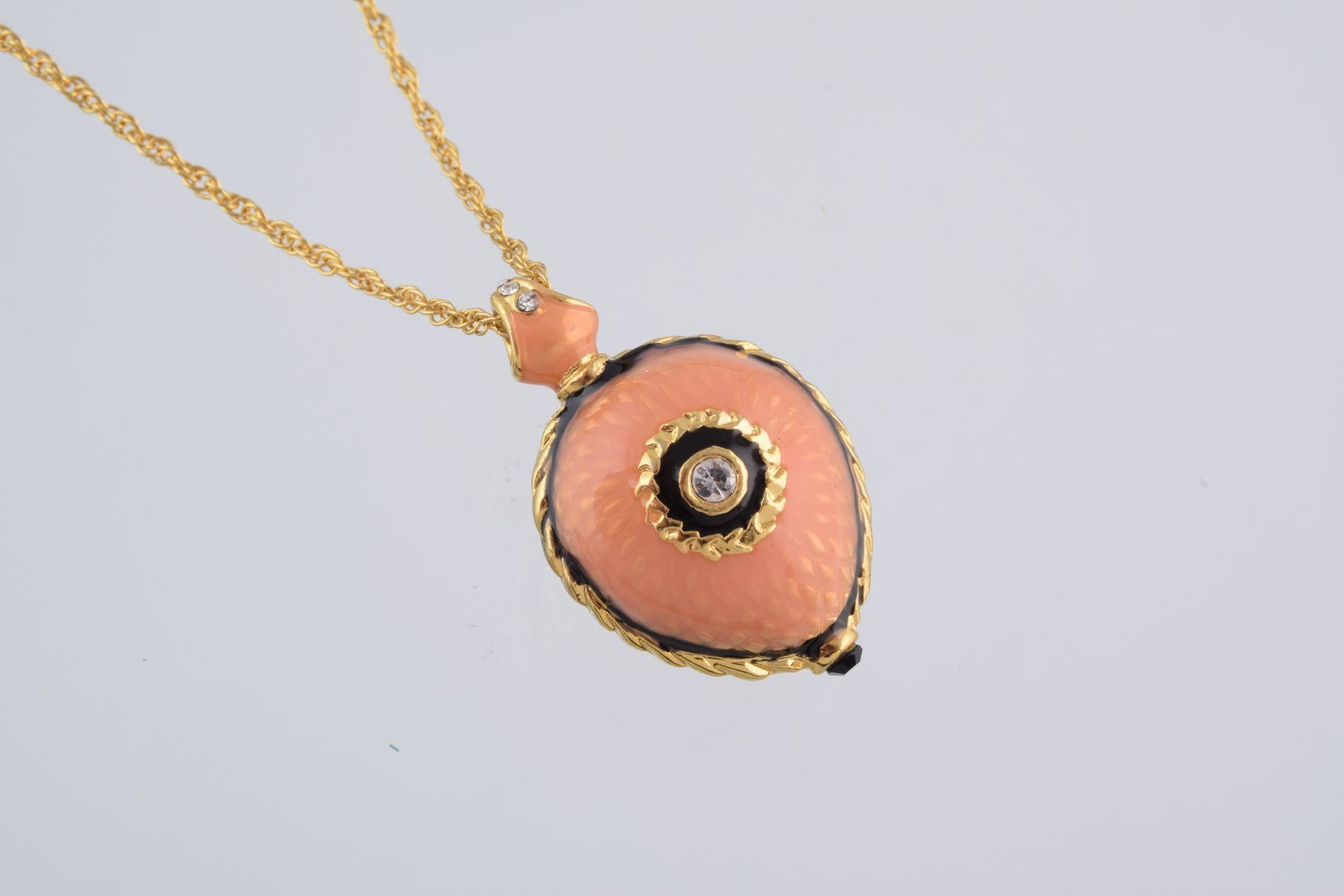 Keren Kopal Peach Love Egg Pendant Necklace