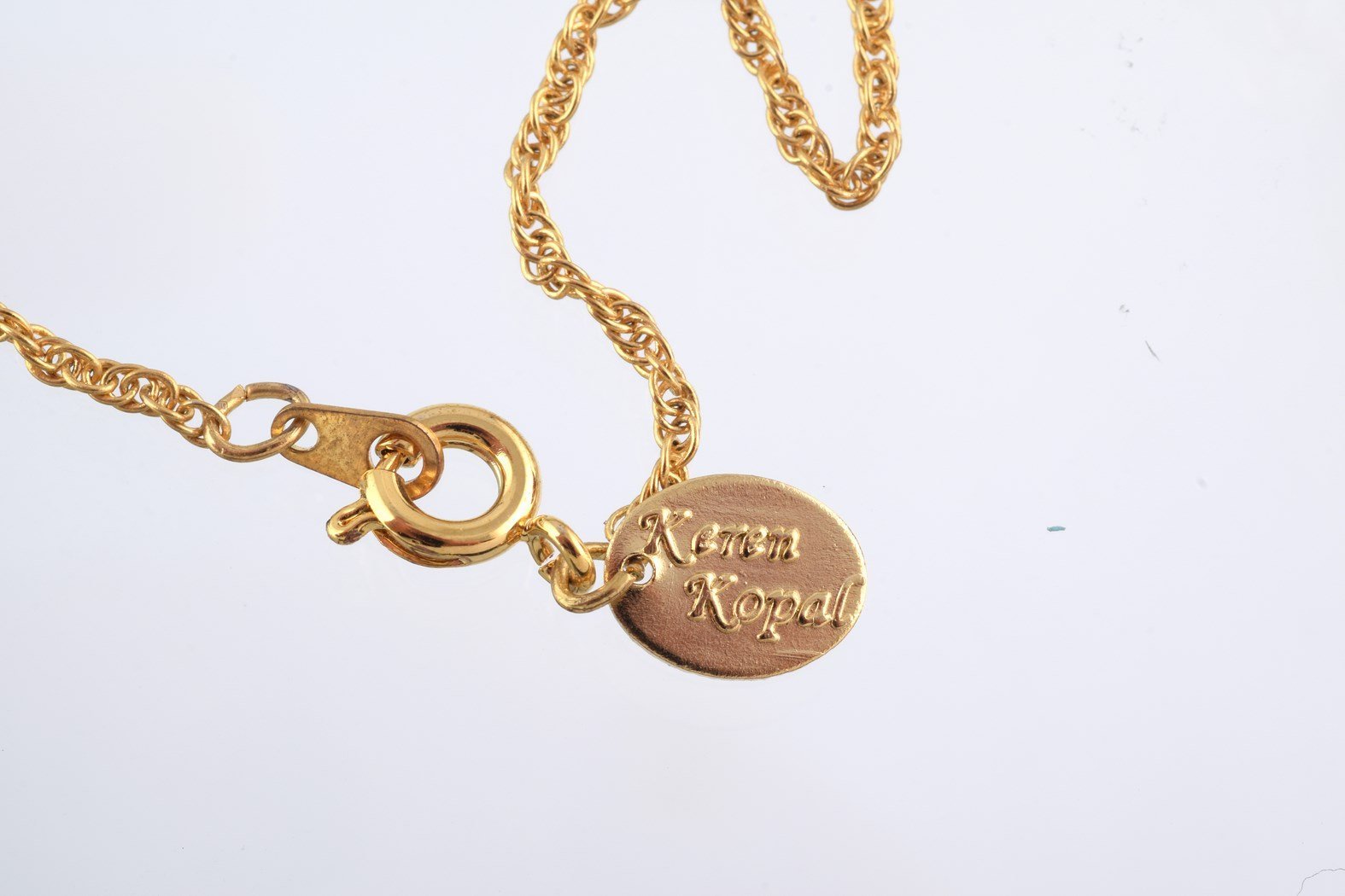 Keren Kopal Peach Love Egg Pendant Necklace