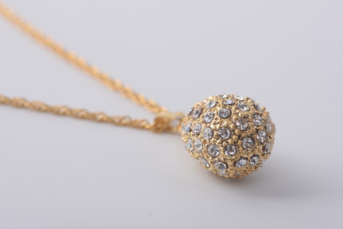 Keren Kopal Gold Plated Egg Pendant