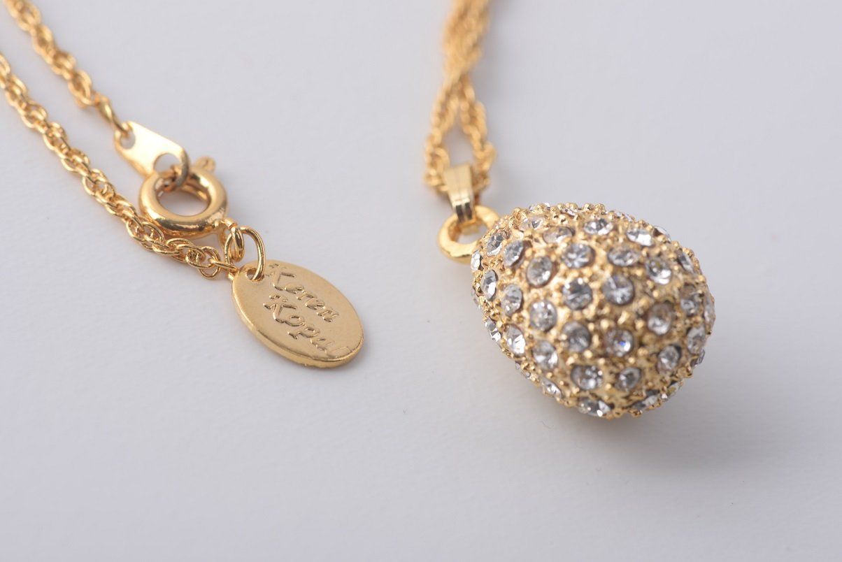 Keren Kopal Gold Plated Egg Pendant