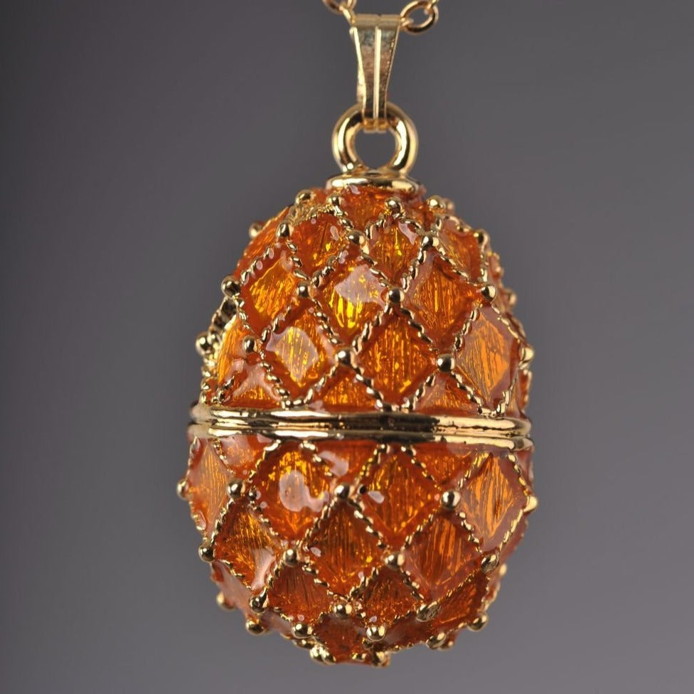 Keren Kopal Orange Egg Pendant Necklace