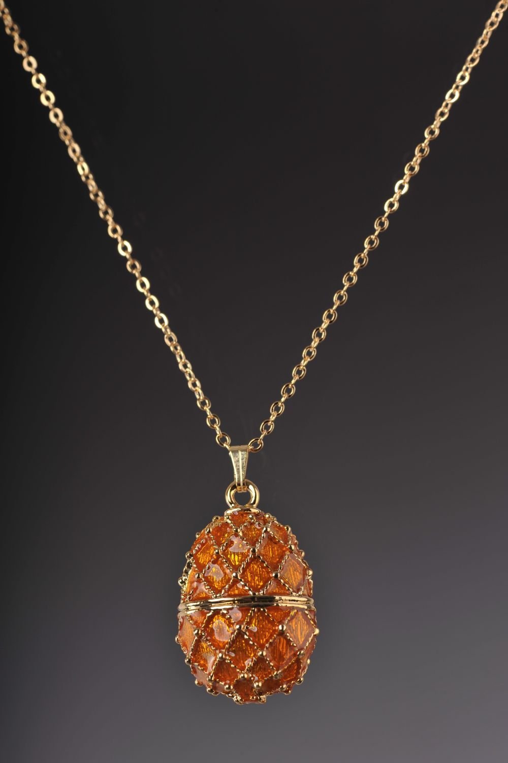Keren Kopal Orange Egg Pendant Necklace