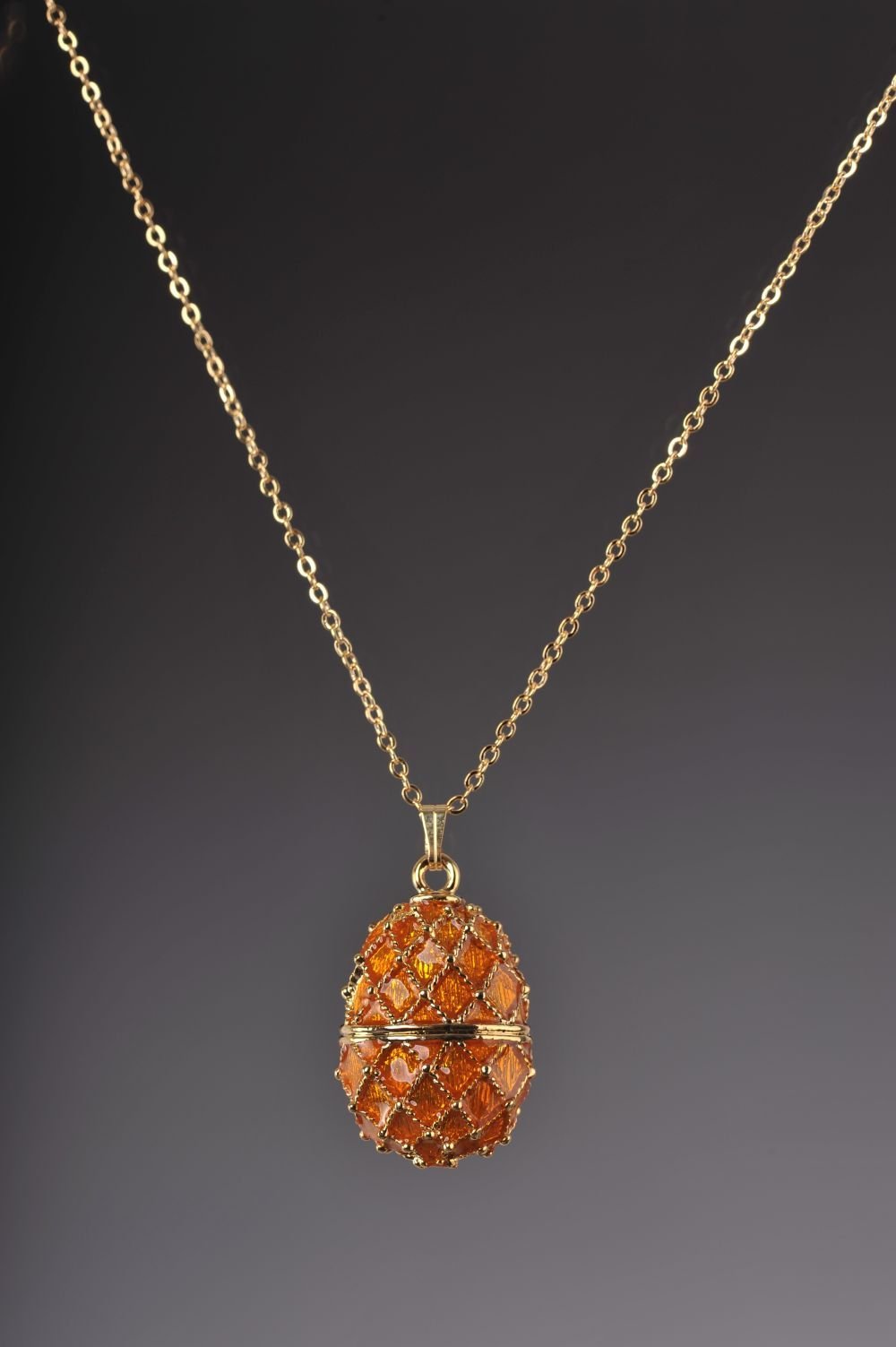 Keren Kopal Orange Egg Pendant Necklace