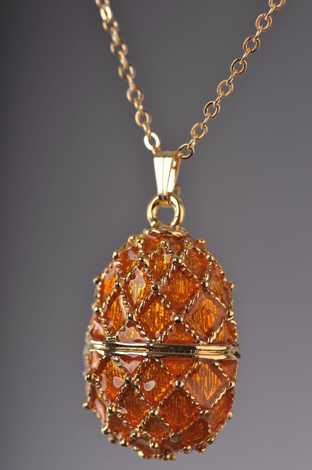 Keren Kopal Orange Egg Pendant Necklace