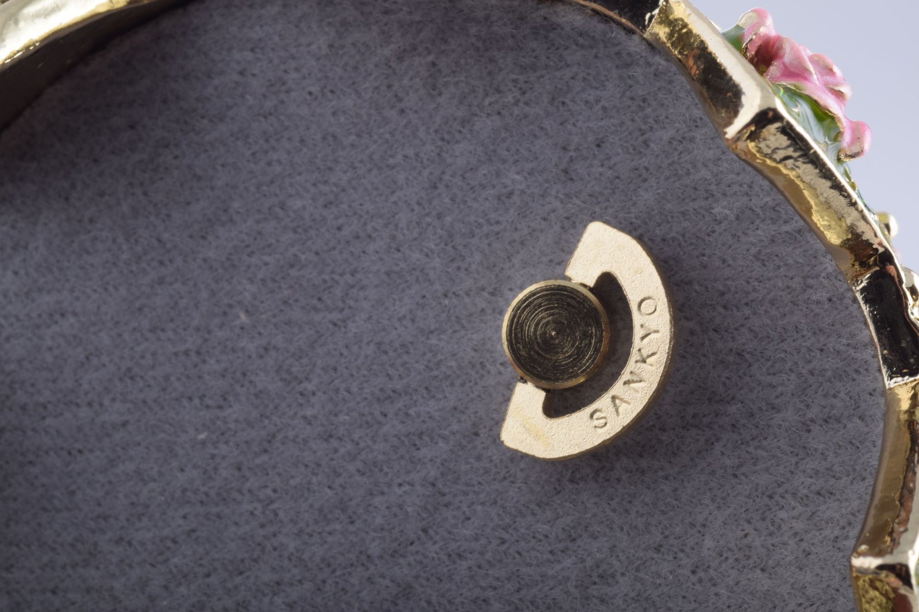 Keren Kopal Pink Roses Faberge Style Egg