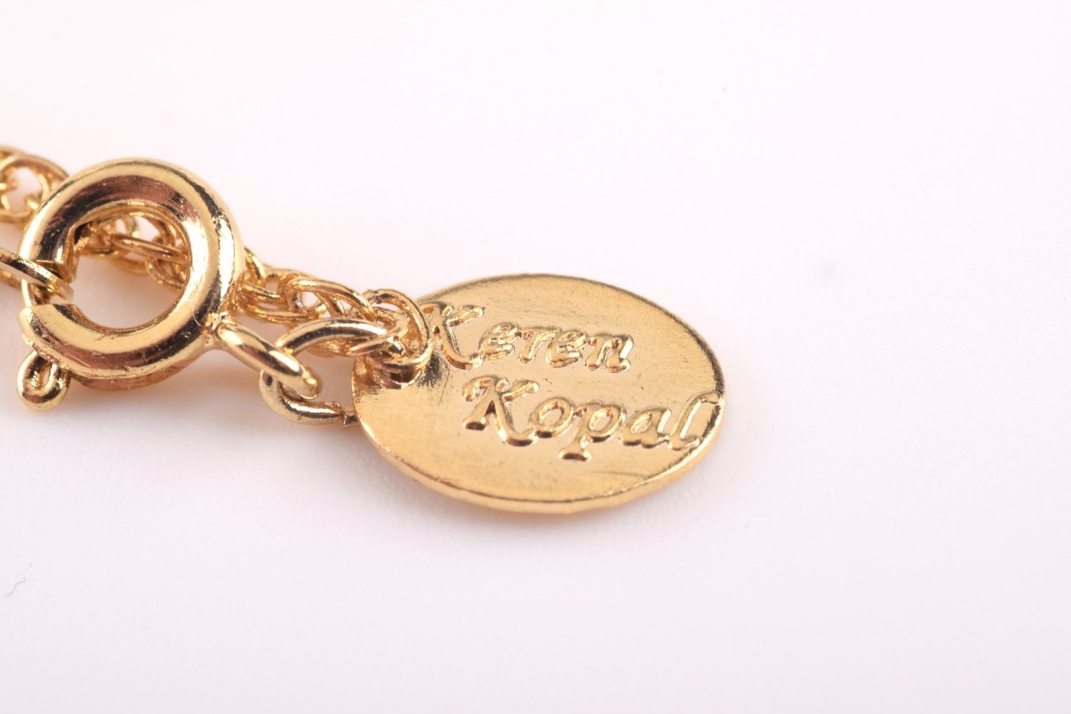 Keren Kopal Pink Shoe Pendant Necklace