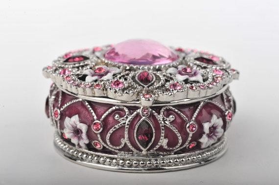 Keren Kopal Pink & Magenta Trinket Box