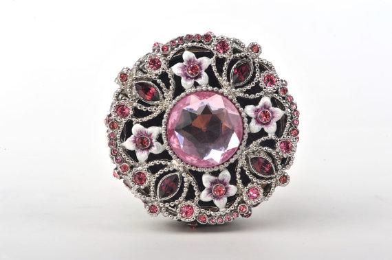 Keren Kopal Pink & Magenta Trinket Box