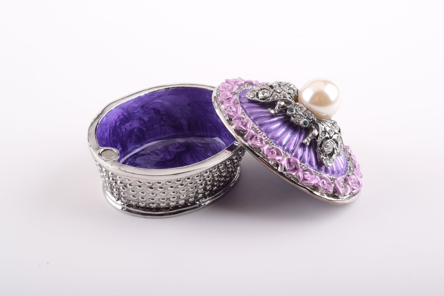Keren Kopal Purple Box with Pearl