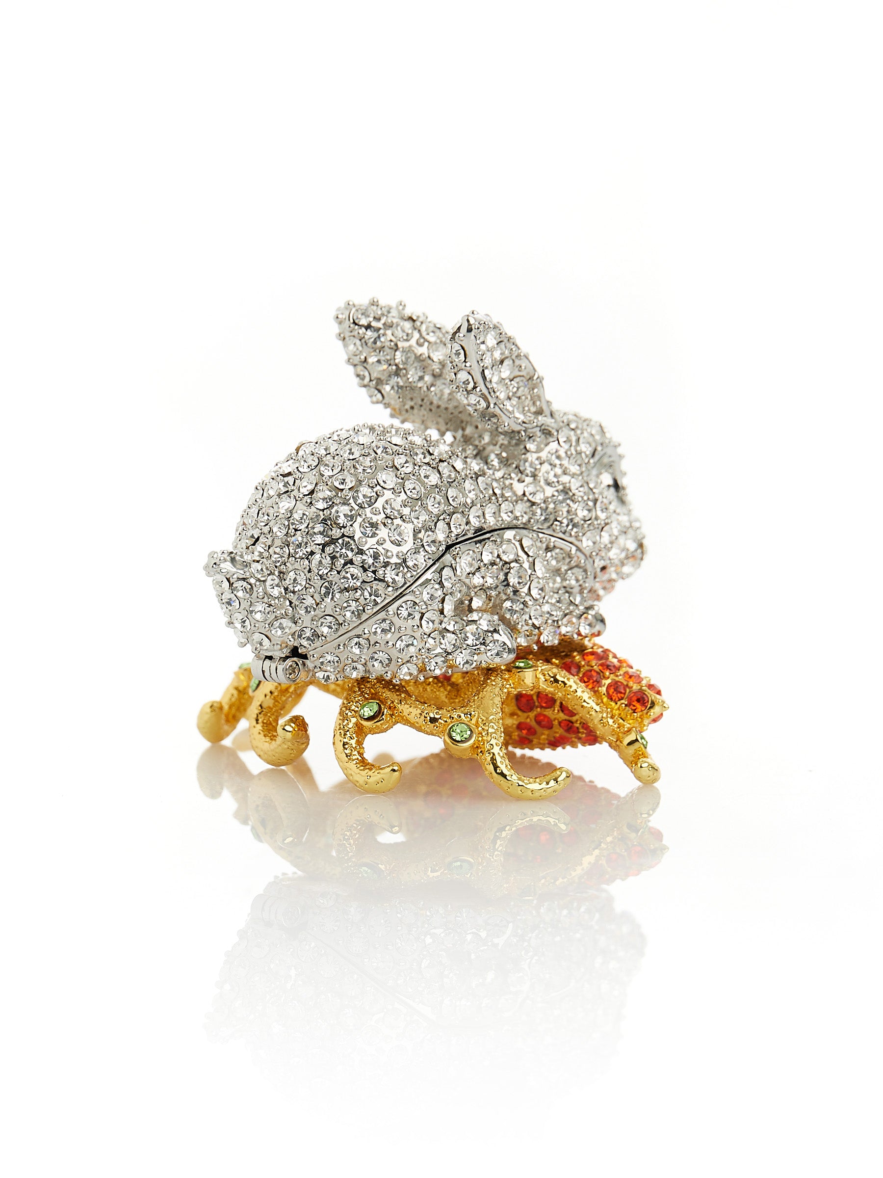 Keren Kopal Rabbit with Carrot Trinket Box