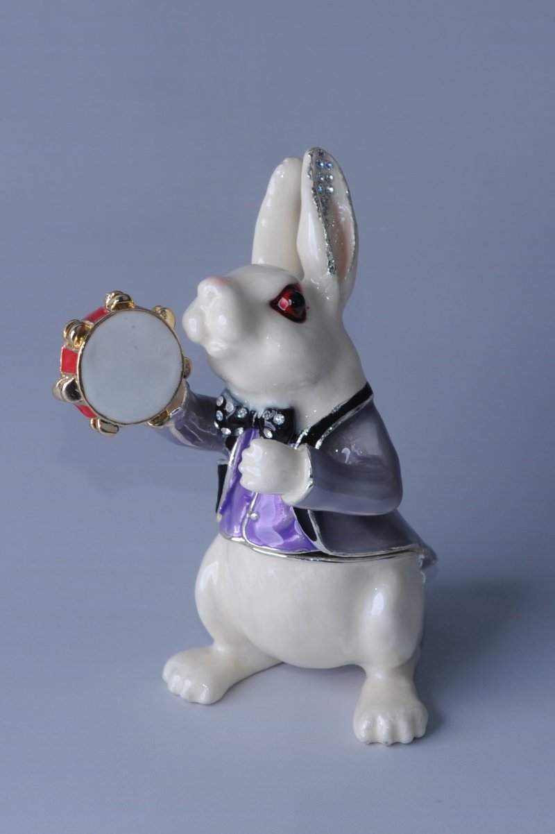 Keren Kopal Rabbit Playing the Tambourine