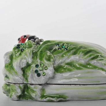 Keren Kopal Red Beetle on Green Cabbage