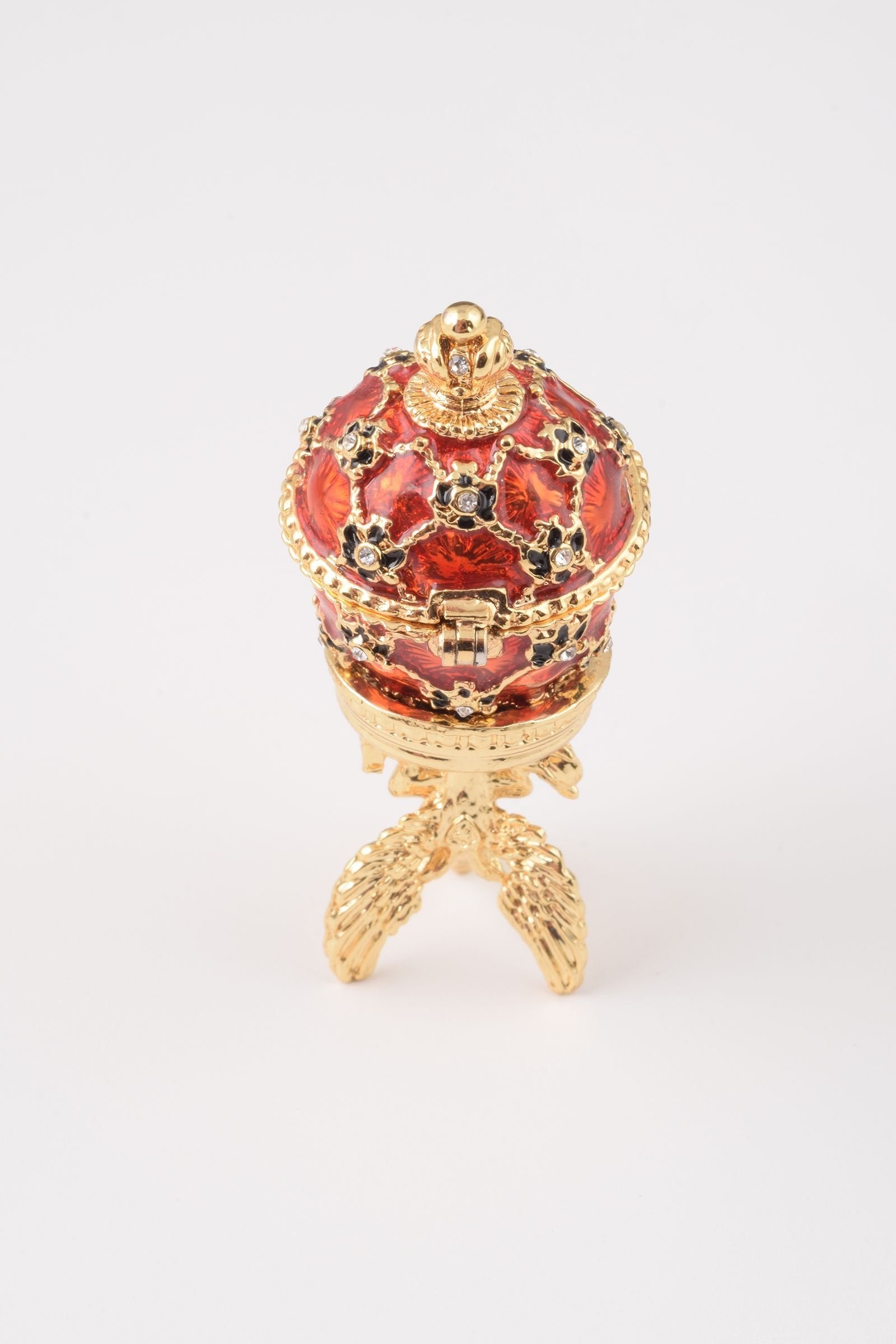 Keren Kopal Red Faberge Egg with Car Inside